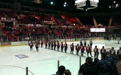 Ice Dogs top Wildcats in front of huge crowd