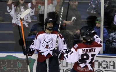 Ice Dogs beat Wild again