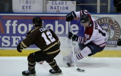 Ice Dogs rally to beat Brown Bears, win ninth straight