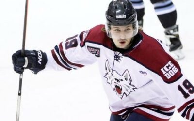 Logan Coomes’ last-minute goal lifts Ice Dogs past Chill