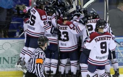 Todd Burgess lifts Ice Dogs past Jr. Blues in overtime