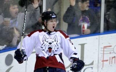 Ice Dogs rally right before buzzer to beat Brown Bears