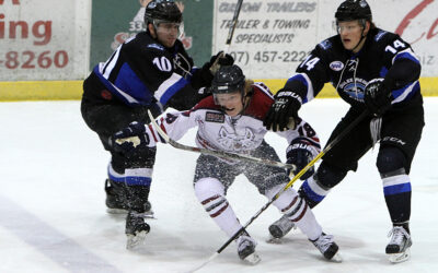 Ice Dogs lose momentum, split with Chill