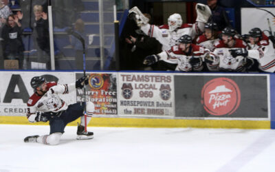 Schaeffer’s last-second goal helps Ice Dogs even series