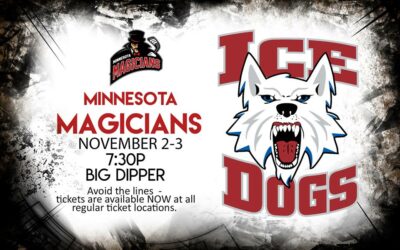 Ice Dogs face Magicians at the Dip