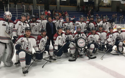 Ice Dogs storm back to earn split