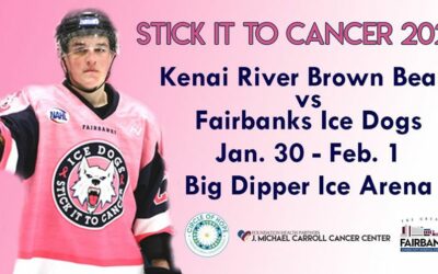 Ice Dogs look to extend streak, Stick it to Cancer